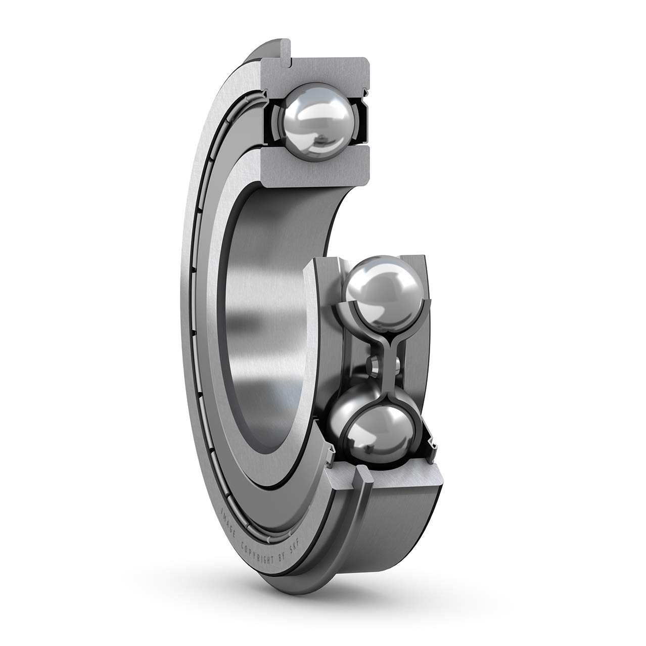 SKF 6004-2ZNR Radial Deep Groove Ball Bearing