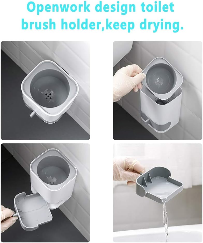 Accessoires Wc Blanc Noir Brosse Wc Et Support Balayette Toilettes En Silicone Balai Wc Avec Porte Ensemble Balet Pour Nettoyante Toilette Mural Suspendu Debout Etage Hygienique Antibacterienne Toilet Brush Set Cuisine Maison Lemoncitylive Com