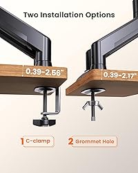 ErGear Dual Monitor Mount up to 32 inches