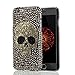 iPhone 6 Case,iPhone 6S Case,Handmade Bling Crystal Rhinestone Diamond Black Hard Case for Apple iPhone 6 6S 4.7inch (Full Crystal Skull)