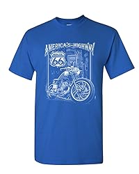 America's Highway T-Shirt Route 66 MC Motorcycle