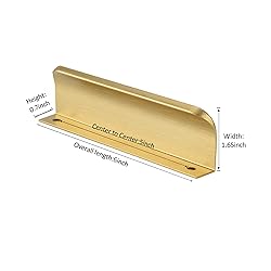 Satanga Edge Finger Tab Pulls for Cabinets