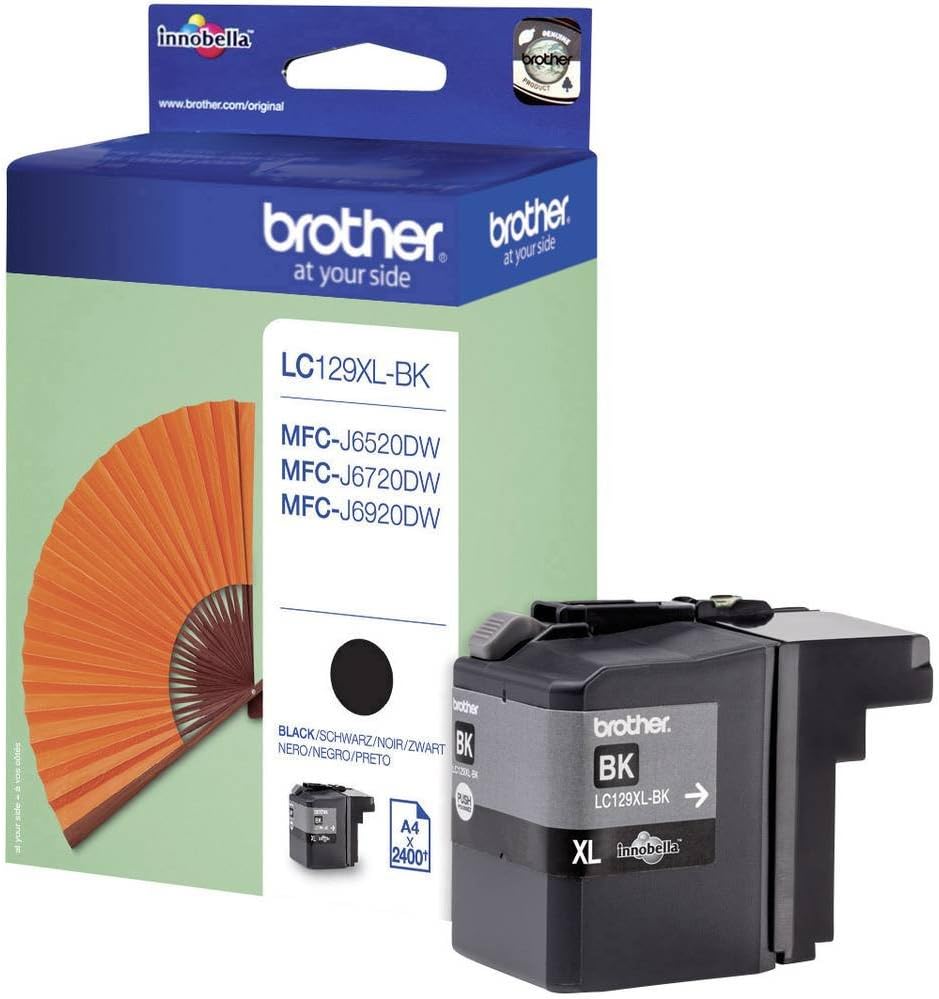 Brother LC129XLBK Inkjet Cartridge Black 2400 Pages High Yield
