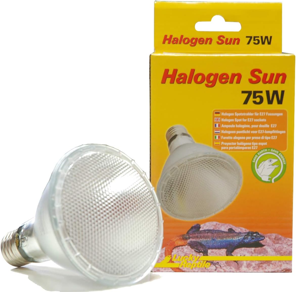 Lucky Reptile HS-75 Halogen Sun, 75 Watt