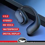 CENMOO Wireless Earbuds with Ear Hooks BT5.3 Sports Headphones Single Earphones view 4
