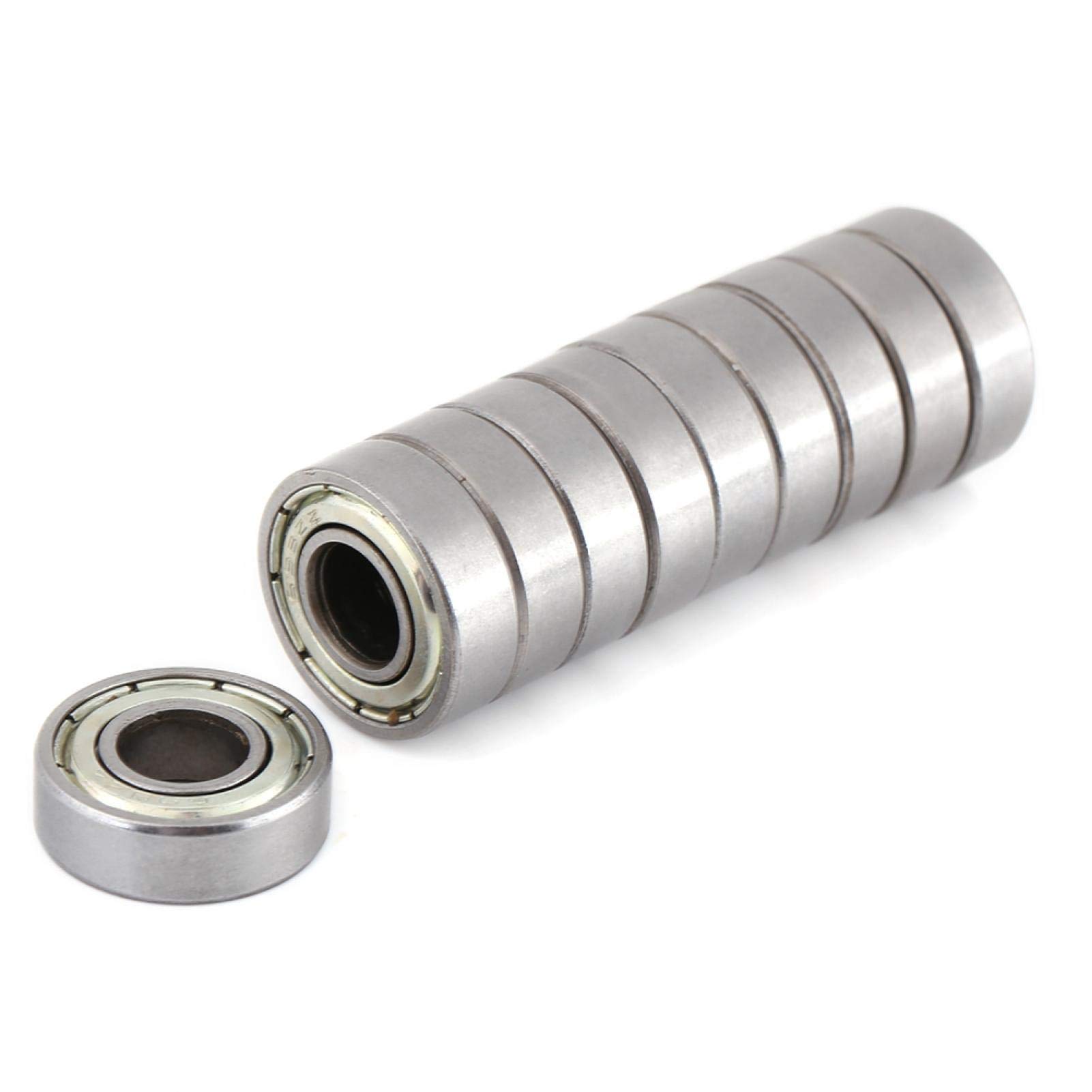 10 Pcs 698ZZ Ball Bearings (8x19x6mm) Bearing Steel Deep Groove Bearings Heat-Resistant Durable