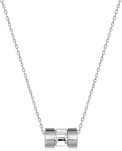 michael kors barrel pendant necklace
