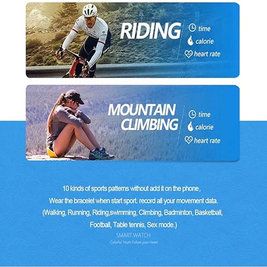 KYQ Reloj Inteligente al Aire Libre, rastreador de Actividad ...