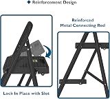 BONTEC 2 Step Ladder Folding Steel Step Stool 150kg Anti-Slip Pedals view 4