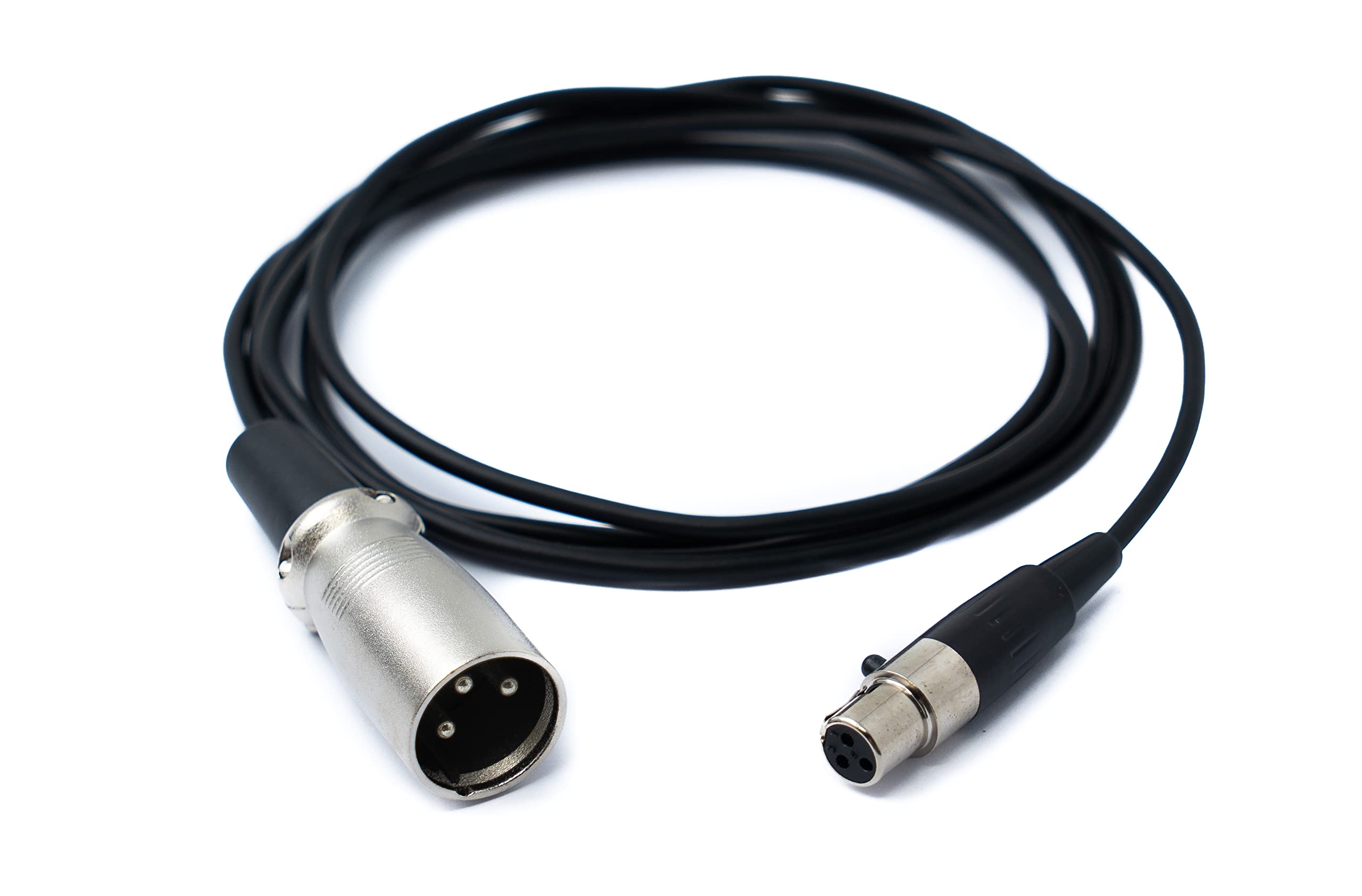 System-S Audio Cable 150 cm Mini XLR 3-Pin Female to XLR 3-Pin Male Adapter Black