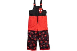 Marvel Avengers Spider-Man Zip Up Winter Snow Bib Ski Pants Toddler to Big Kid
