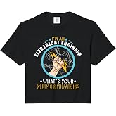 Electrical Engineer Electrical Engineering Comfort Colors Crop Top