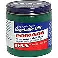 Dax Pomade Compounded With Vegetable Oils, 7.5-Ounce Jars (Pack of 6)