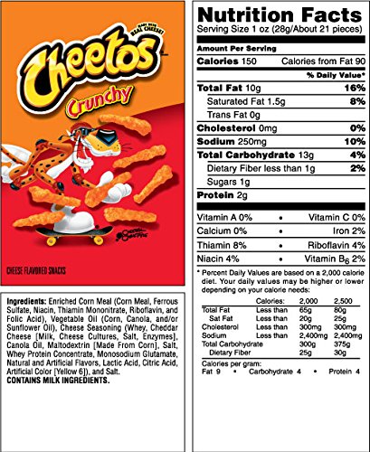 1 Cheetos+Crunchy+Cheese+Flavored+Snacks