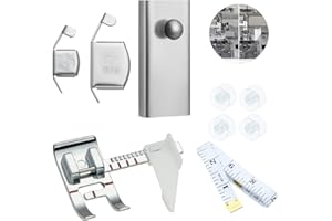 NOPHIKE Magnetic Seam Guide，3 Models of Magnet for Sewing Machine,Adjustable Guide Sewing Machine Presser Foot for use with Low-Shank Sewing Machines,Sewing Tape Measure Etc