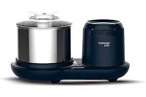 Tabakh Lite 1.5-Liter Stone Wet Grinder with Coconut Scraper, 110V for USA & Canada