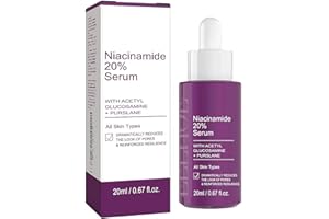 Niacinamide Firming Serum 20ml Brightening & Anti-aging Facial Serum with High-purity Niacinamide for Even Skin Tone, Reduced