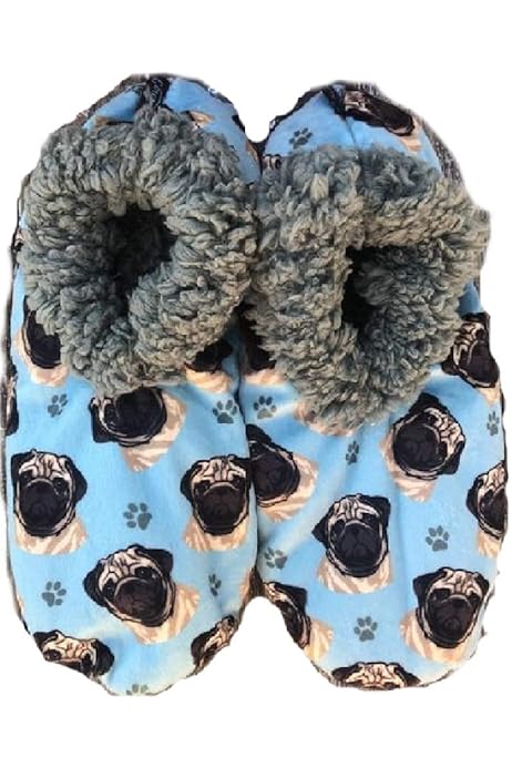 womens pug slippers