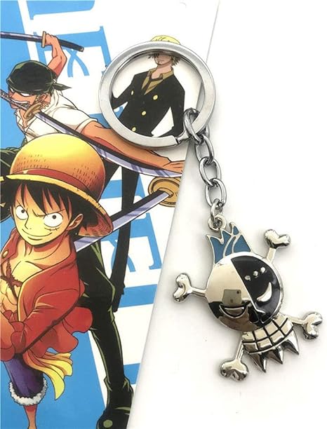 Amazon Co Jp キーホルダー ワンピースキーホルダー アニメーションジュエリーキーホルダーペンダント男性と女性のキーホルダー スカル1 ホーム キッチン