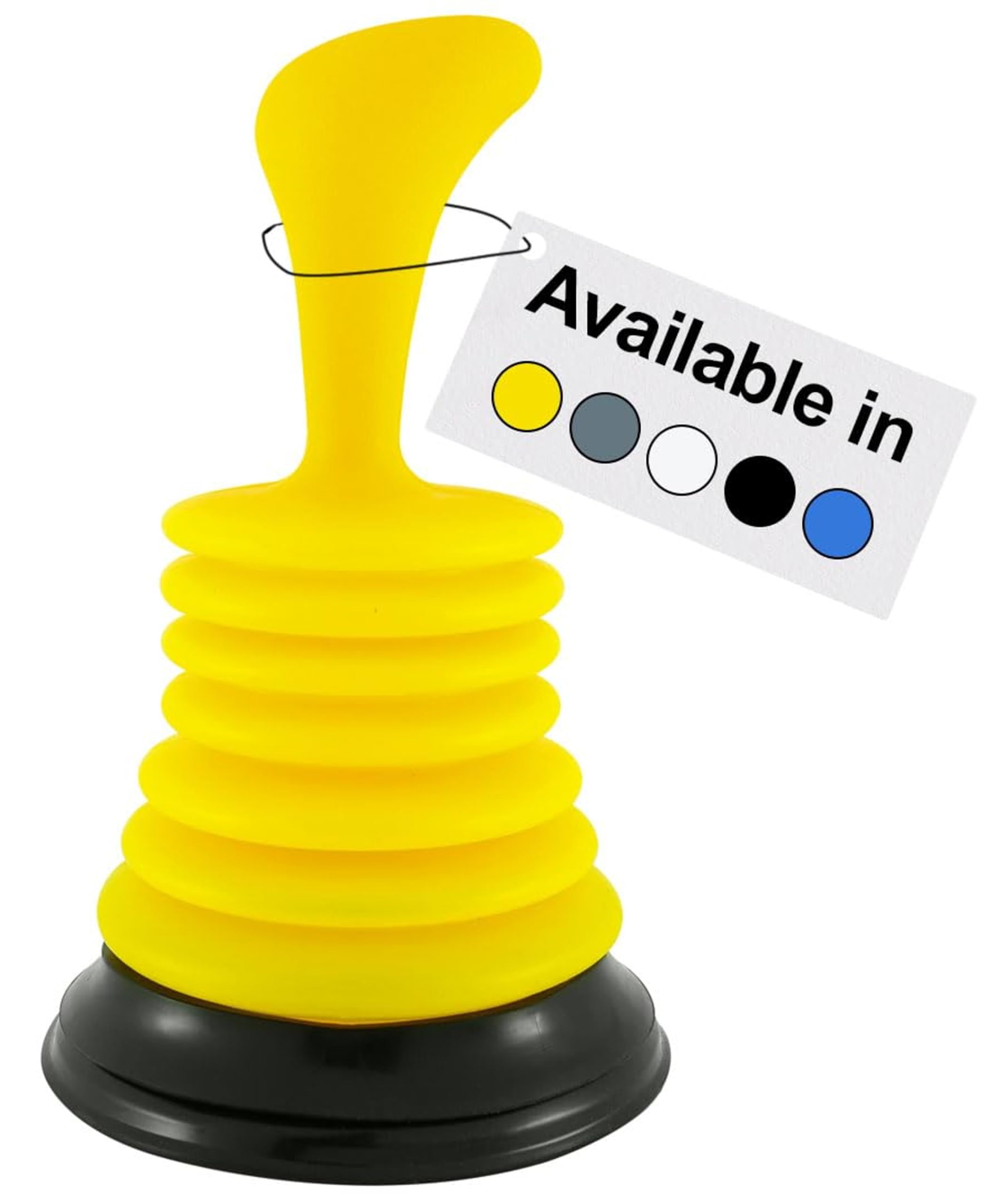 Photo 1 of Meadow Lane Small 7" Sink Plunger - Mini Clog Remover for Kitchen & Bathroom Sink Drains - Hand Ergonomic, Space-Saving & Powerful Suction - Universal Fit for Home or Commercial Use, Yellow