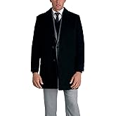 Haggar mens Brushed twill Top CoatTopcoat