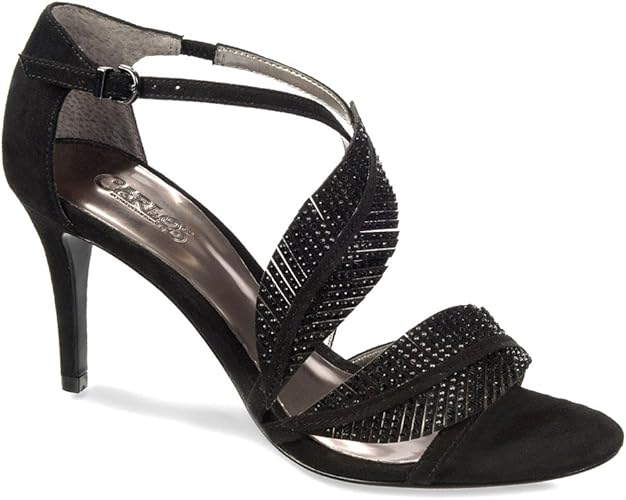 carlos santana black sandals