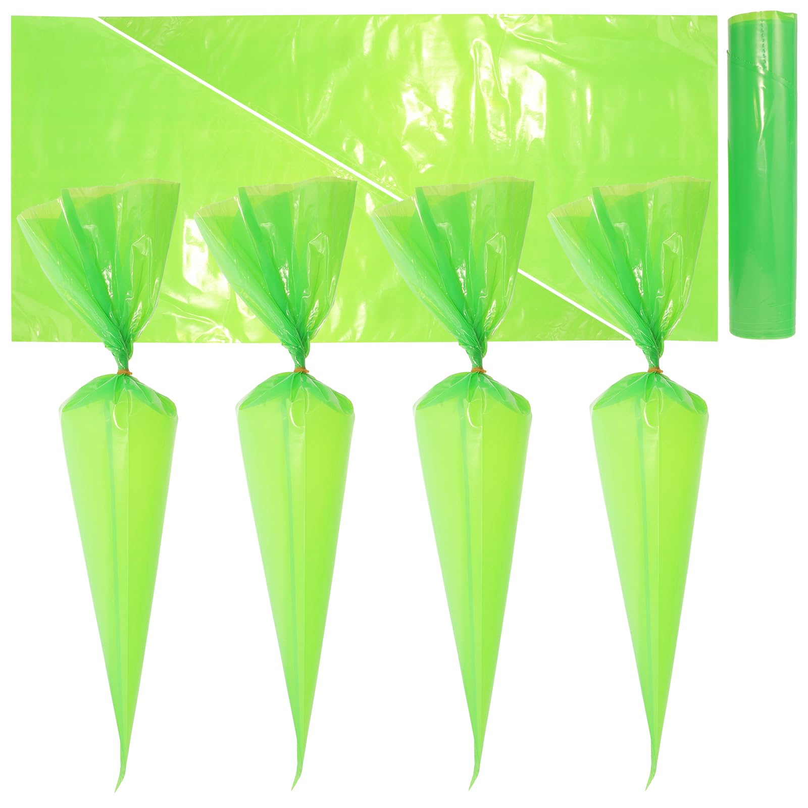 jojofuny 50pcs Grout Bags for Masonry and Tile Installation, Heavy Duty Cement Piping Bags for Grouting Application, Ideal for Grout Use