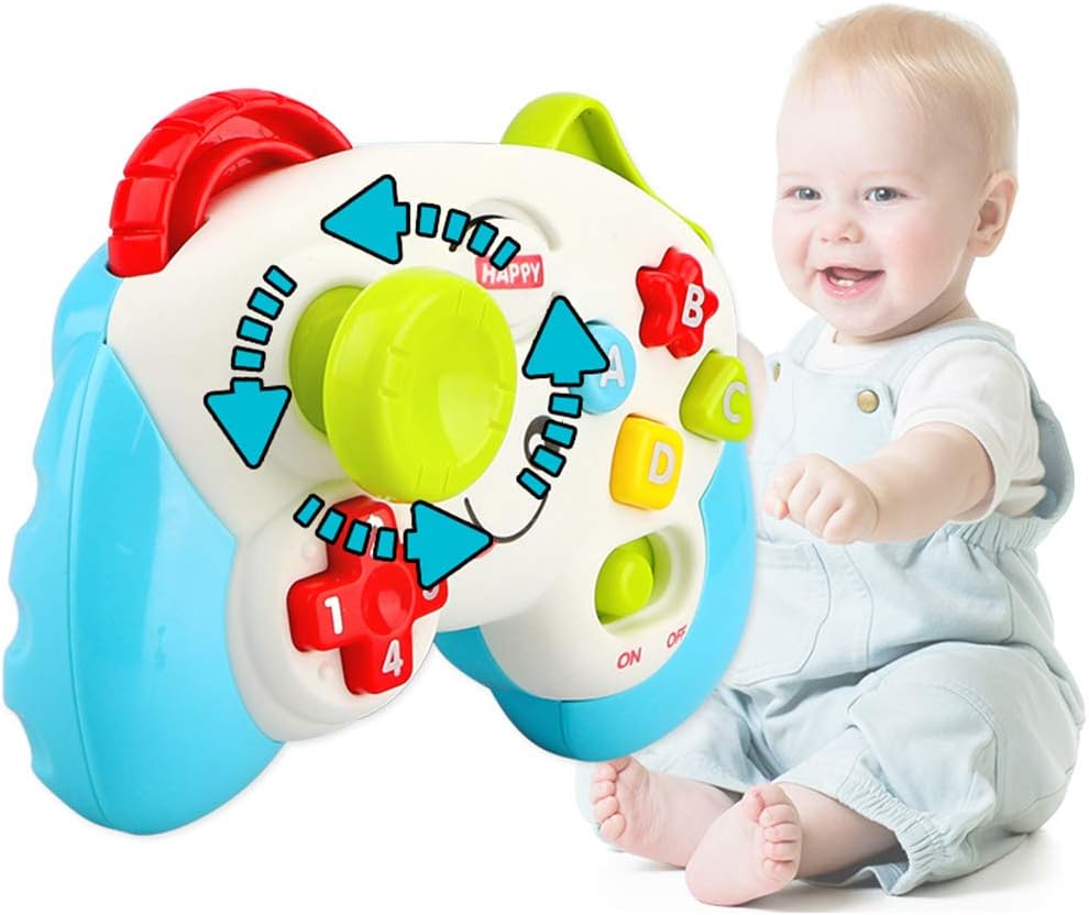 Jouet Dapprentissage Pour Bebe 6 Mois Ububiko Jouet Electrique Interactif Pour Bebe Ma Premiere Manette De Console Jouets D Eveil Et 1er Age Jeux Et Jouets Centroarco Com