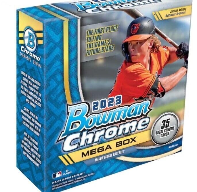 Photo 1 of 2023 Bowman Chrome Baseball Mega Box