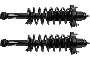 TRQ Rear Shock & Spring Assembly Set Compatible with 2008-2013 Mitsubishi Outlander