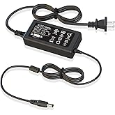 Universal UL Listed 24V Power Cord Charger Power Supply Adapter | For Canon SELPHY CP1300 CP1200 CP1500 CP910 CP900 CP800 Printer, for Fujitsu Scanner fi-7160 fi-7180 fi-7260 fi-7280