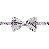 Retreez Tartan Plaid Styles Woven Microfiber Pre-tied Boy's Bow Tie