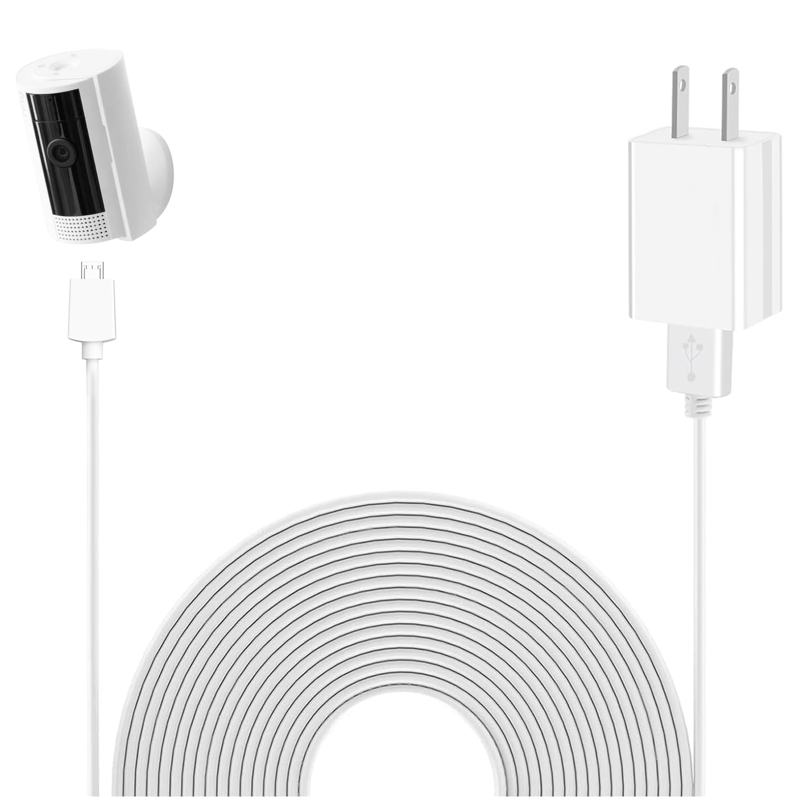 Photo 1 of 9.8ft Power Adapter for Ring Indoor Cam (2nd Gen), Not for (1nd Gen)
