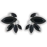 Sparkly Rhinestone Drop Earring Dainty Faux Crystal Earring Studs for Women Wedding Prom Party