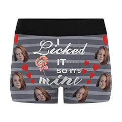 Custom Boxer Briefs, Personalized Funny Face