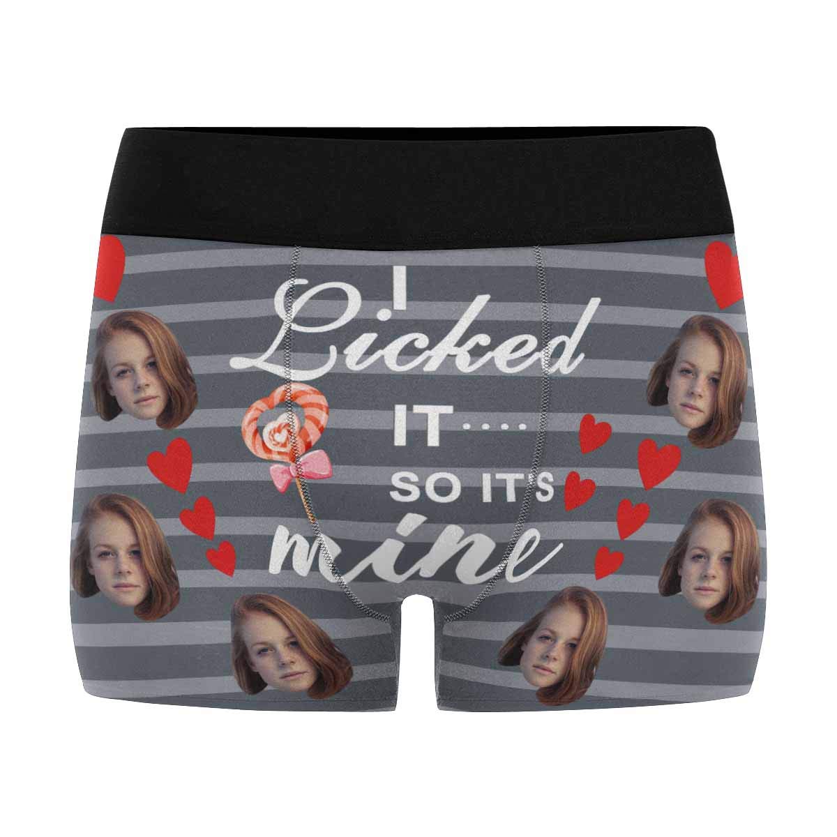 Custom Boxer Briefs, Personalized Funny Face