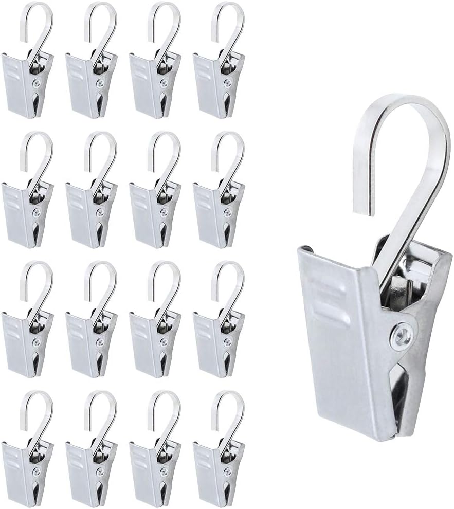 PINCE A LINGE,Silver--pinces à linge en acier inoxydable, 5 pièces