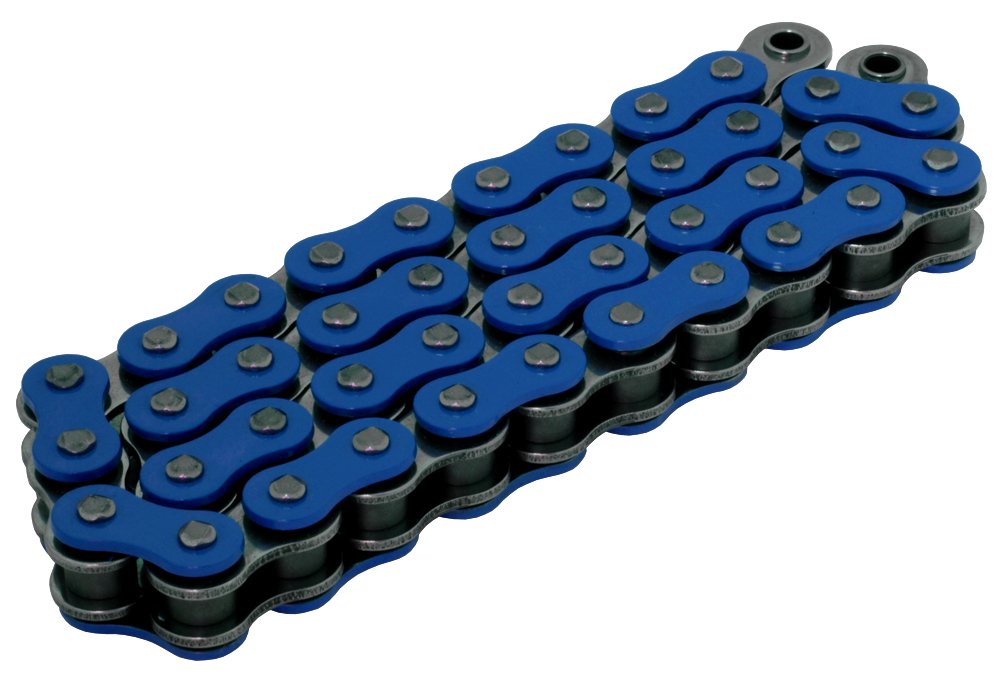 Photo 1 of RK Racing Chain BB520XSO-120 Blue/Steel 120 Link X Ring Chain with Connecting Link