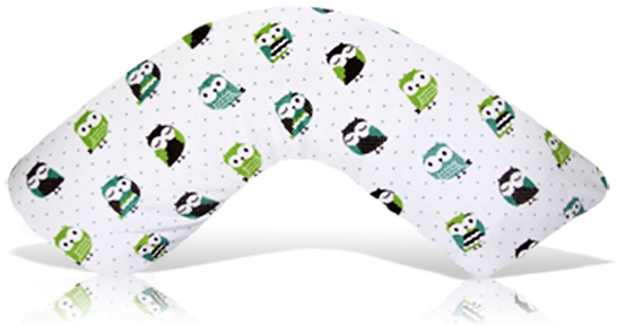 Amazon.com: Luna Lullaby Bosom Baby Nursing Pillow, Green Owl (Discontinued by Manufacturer): Baby