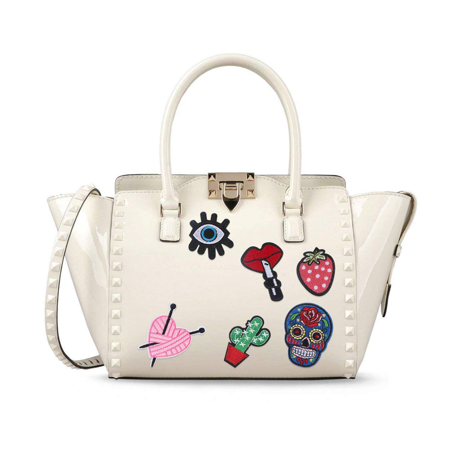 43 Toppe Termoadesive Ricamate - Motivi Divertenti, Per Jeans E Magliette, Fai Da Te - Foto 2