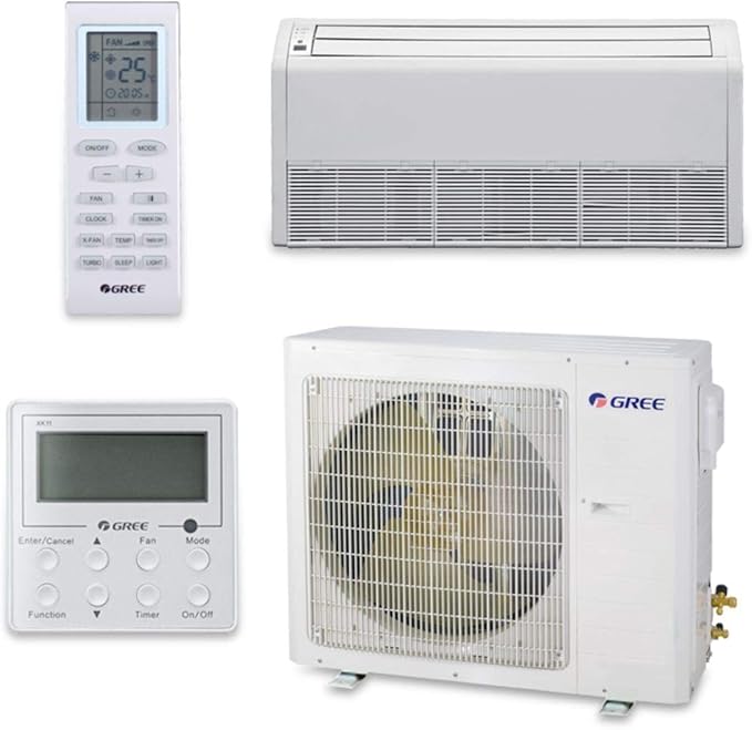 Gree 30,000 BTU 17 SEER Floor Ceiling Ductless Mini Split