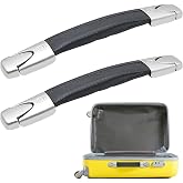 2 Pcs Luggage Handle Replacement, 23cm Black Long Strap Grip, Heavy Duty Suitcase Strap Spare Carrying for Travel Case Repair