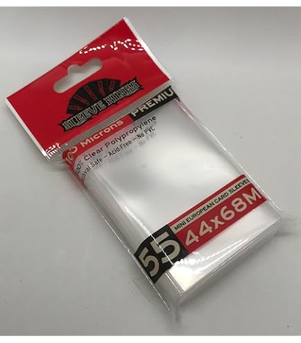 Amazon.com: Swan Premium Card Sleeves (70x110mm) - 75 Pack, Thick Sleeves