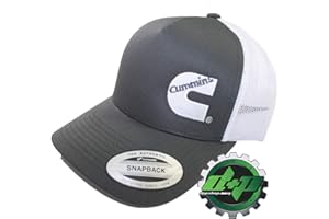 DIESEL POWER PLUS Dodge Cummins Logo mesh Summer Ball Cap hat Gray Snapback