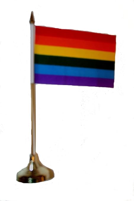 Amazon Com Gay Lesbian Pride Rainbow Logo Small 4 X 6 Inch Mini