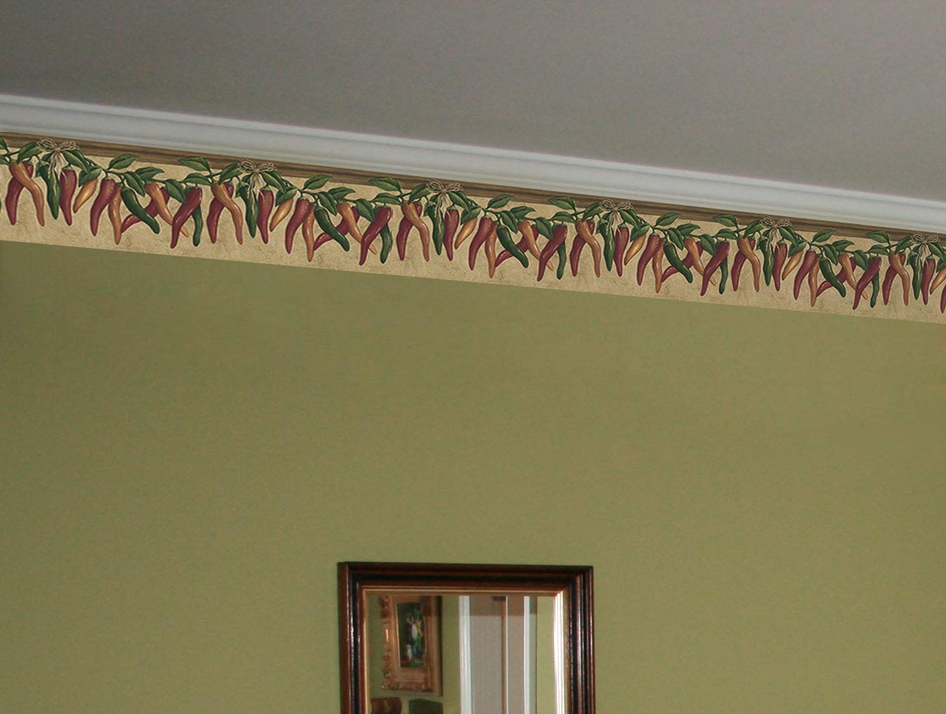 Wall in. 7 x ft. 15 Roll Prepasted Design, Retro Border