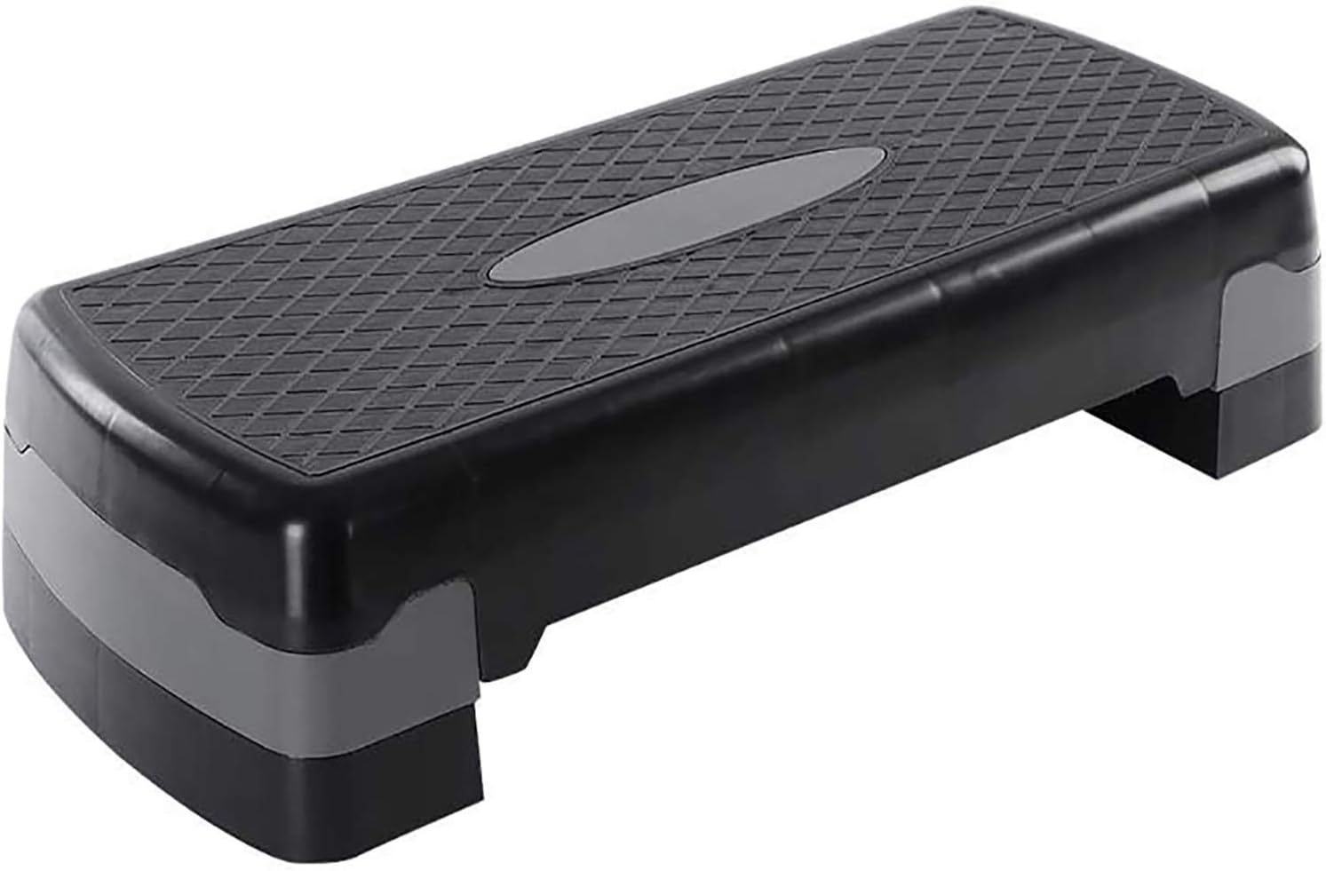 WLDOCA Aerobic Exercise Step Platform 27 Inch Non-Slip Surface Adjustable Height4-6" Exercise Step Platform Trainer Stepper