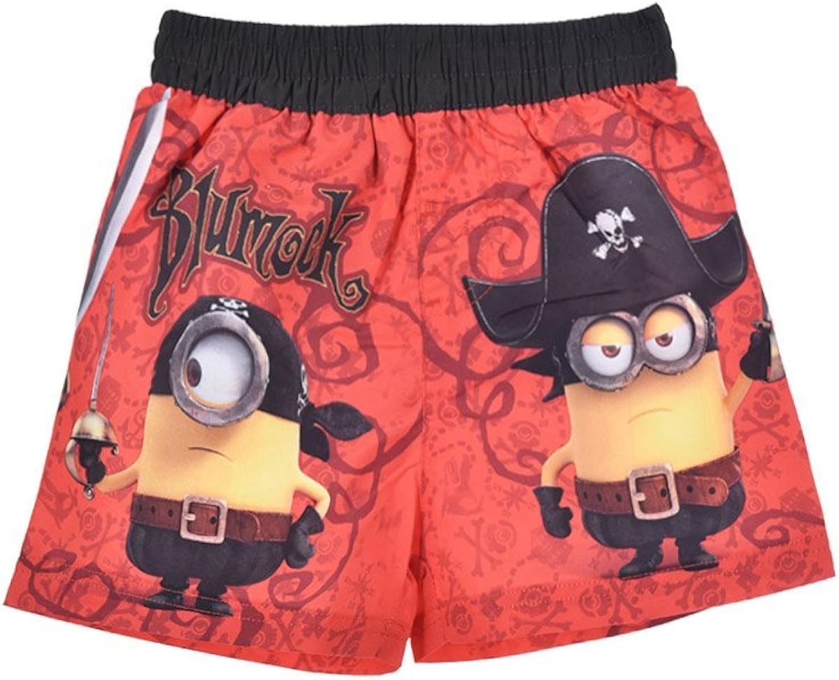 TRAJE DE BAÑO MINIONS ROJO 8 AÑOS: Amazon.es: Ropa y accesorios