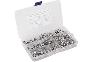 M6x20 Cabinet Rack Screws Cage Nuts Captive Nut Caged Screw Nut for Electrical Cabinets Vehicles 50Pcs Set