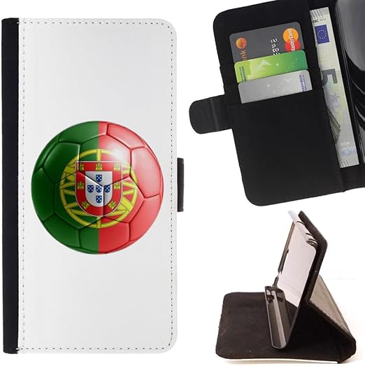 Amazon Com Stplus Portugal Portuguese Soccer Football Ball Flag Wallet Card Holder Cover Case For Apple Iphone Xr